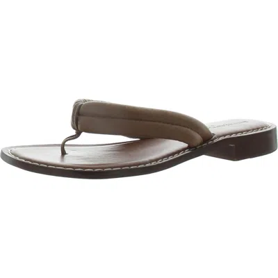 Bernardo Womens Solid Leather Thong Sandals In Multi