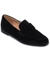 Shop Bernardo Zayne Suede Loafer In Black