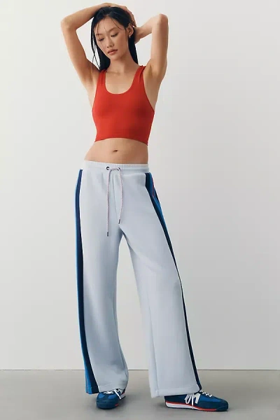 Bernardo Zip-up Track Pants In Blue