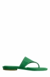 Bernardo1946 Footwear Agora Thong Sandal In Green