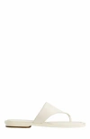 Bernardo1946 Footwear Agora Thong Sandal In Off White