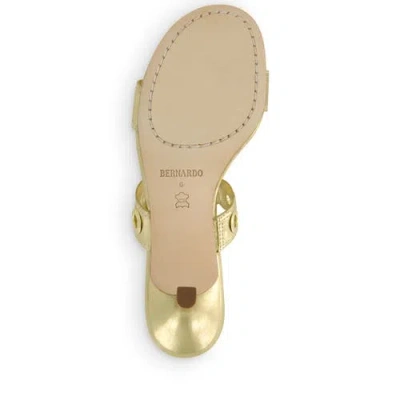 Bernardo1946 Footwear Patra Kitten Heel In Light Gold