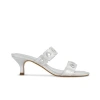 Bernardo1946 Footwear Patra Kitten Heel In Light Silver