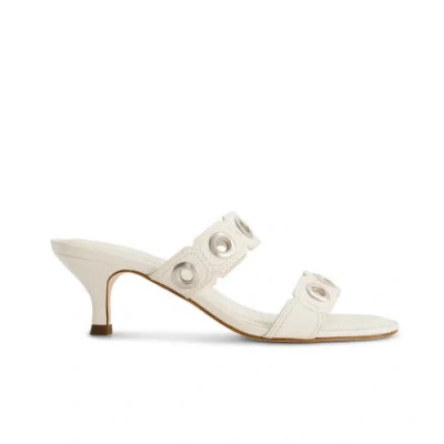 Bernardo1946 Footwear Patra Kitten Heel In Off White
