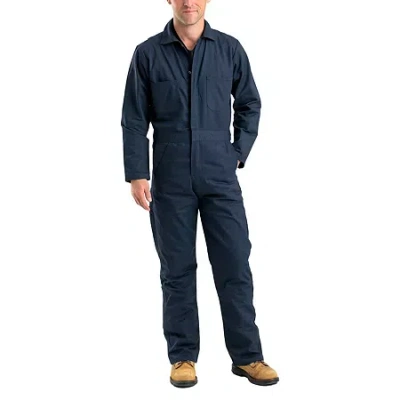 Bernè Exhaust Unlined Mens Big And Tall Long Sleeve Workwear Coverall In Blue