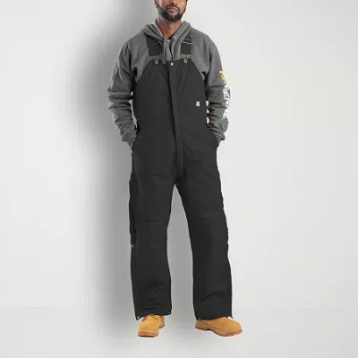 Bernè Heritage Mens Big And Tall Insulated Workwear Overall In Black