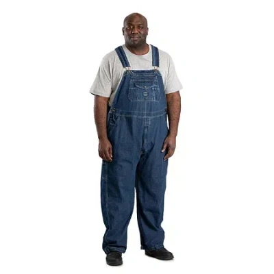 Bernè Heritage Unlined Denim Bib Mens Big And Tall Workwear Overall In Blue