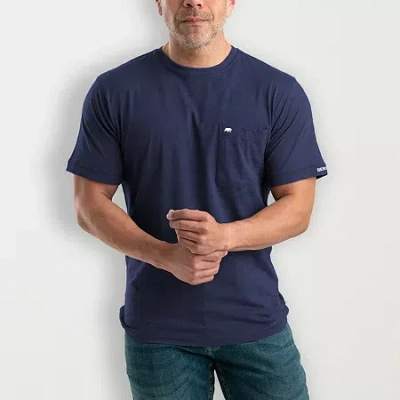 Bernè Lightweight Performance Big And Tall Mens Crew Neck Short Sleeve Moisture Wicking Pocket T-shirt In Animal Print