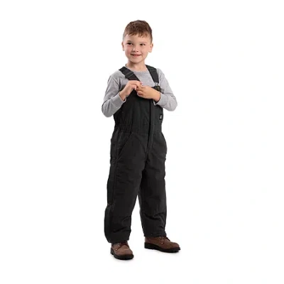 Bernè Little & Big Kid Unisex Overalls In Black