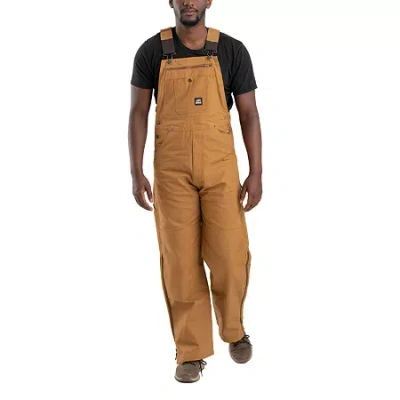 Bernè Slab Unlined Duck Bib Mens Big And Tall Workwear Overall In Brown