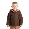 Bernè Toddler Boys Hooded Midweight Quilted Jacket In Brown