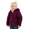 Bernè Toddler Girls Hooded Heavyweight Quilted Jacket In Purple