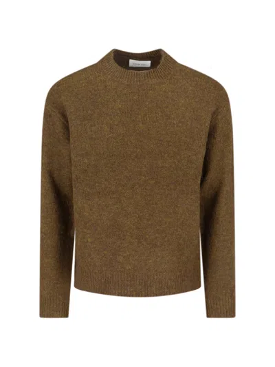 Berner Kuhl Alpaca Wool Blend Crewneck Sweater For Men In Green