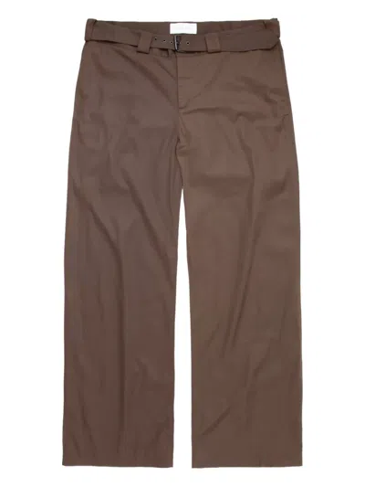Berner Kuhl Belted Trousers In Brown