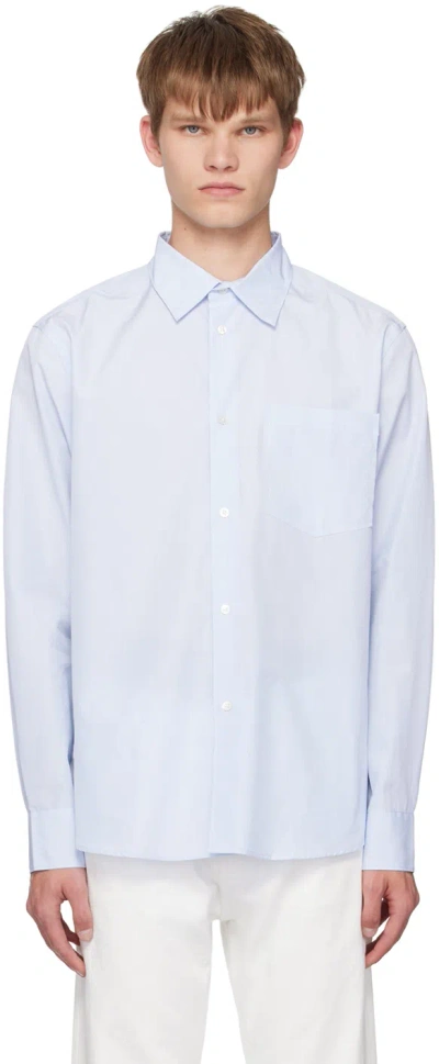 Berner Kuhl Blue Volume Shirt In 052 Sky Blue
