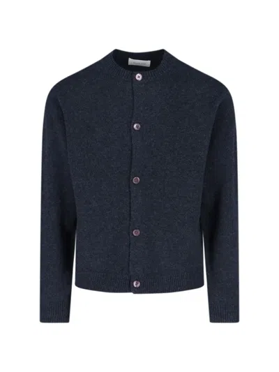 BERNER KUHL BLUE WOOL CARDIGAN