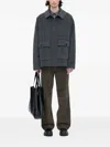 Berner Kuhl Buttoned Naval Jacket In Gray