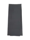Berner Kuhl Classic Rectangular Grey Scarf With Soft Texture In Black