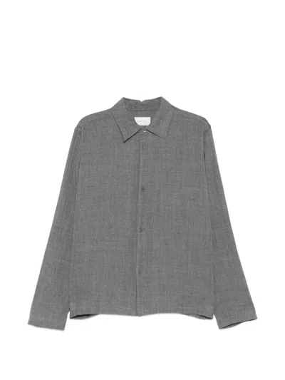 Berner Kuhl Cordial Button-up Long-sleeve Shirt In Gray