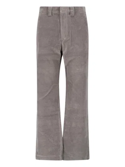 Berner Kuhl Night Corduroy Trousers In Gray