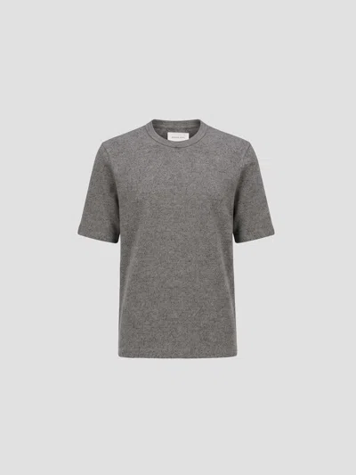 Berner Kuhl Cotton Rib Gym Tee In Gray