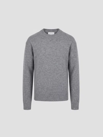 Berner Kuhl Drop Crew Boiled Wool In Gray