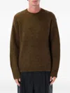 Berner Kuhl Drop Crew Alpaca Sweater In Green