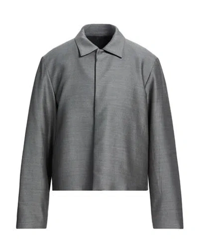 Berner Kuhl Berner Kühl Man Jacket Grey Size 42 Wool, Silk, Cotton In Gray