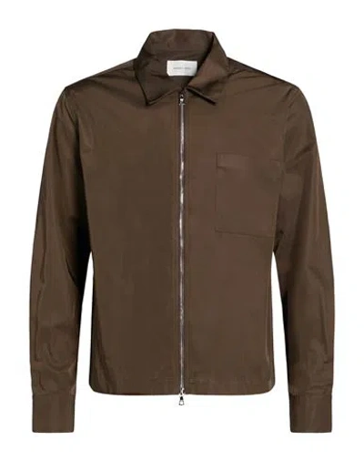 Berner Kuhl Berner Kühl Man Shirt Chocolate Brown Size Xl Pes