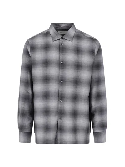 Berner Kuhl Men's Cotton-cashmere Shirt In Gray