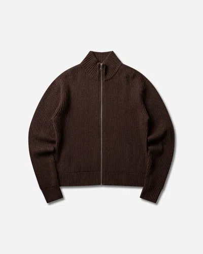 Berner Kuhl Men S Shrunk Full Zip Sweater Drained Bistre In Brown
