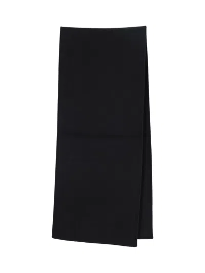 Berner Kuhl Men's Wool-cashmere Scarf With Soft Blend In Black