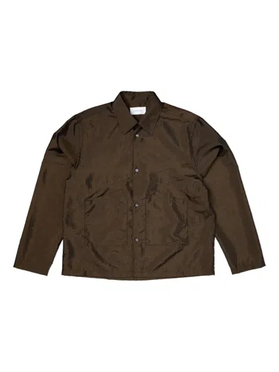 Berner Kuhl Pocket-detail Shirt In Brown