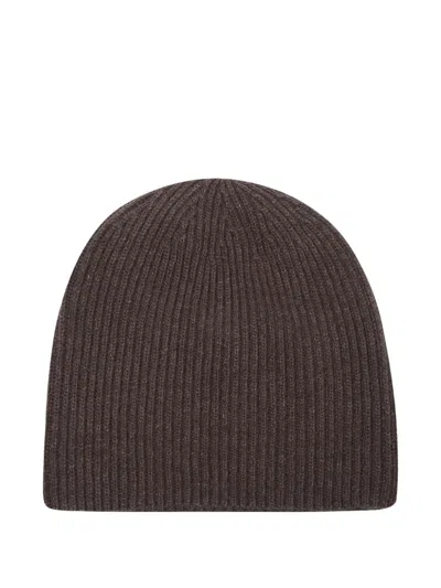 Berner Kuhl Ribbed Beanie Hat In Brown