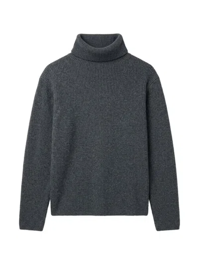 Berner Kuhl Ribbed Roll-neck Sweater In Gray