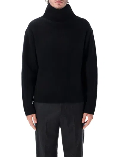 Berner Kuhl Ribbed Turtleneck Sweater In Animal Print