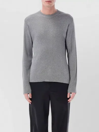 BERNER KUHL SILK COTTON CREWNECK LONG SLEEVE TOP