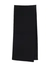 Berner Kuhl Wool And Cashmere Blend Scarf In Black