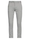 Bernese Milano Man Pants Light Grey Size 28 Cotton, Polyamide, Elastane In Grey