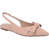 Berness Cinnamon Bow Slingback Flat