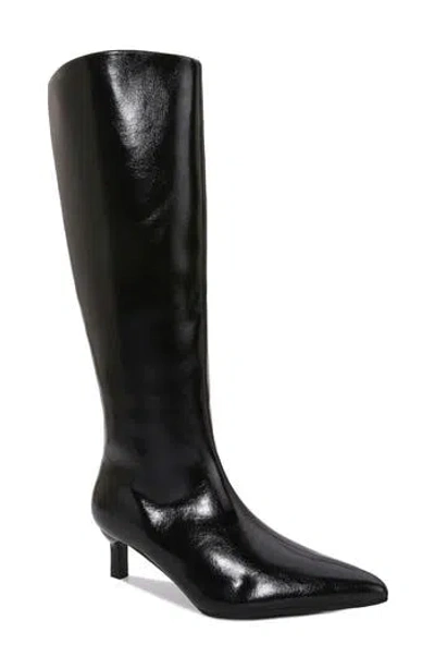 Berness Adessa Faux Leather Knee High Boot In Black