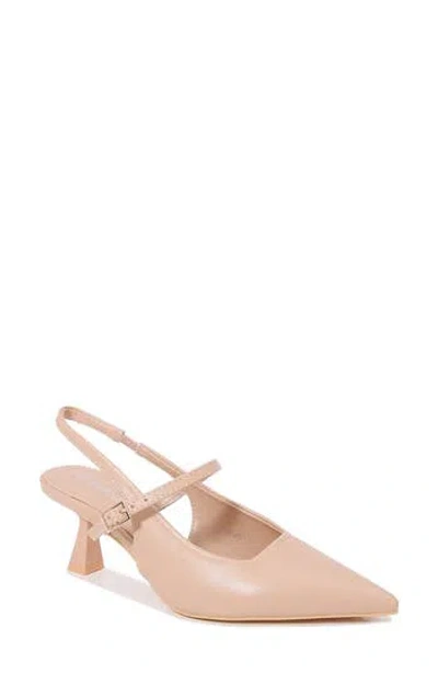 Berness Anastasia Slingback Pump In Beige