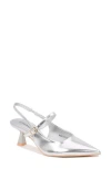 Berness Anastasia Slingback Pump In Silver