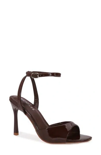 Berness Ankle Strap Sandal In Brown