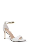 Berness Ankle Strap Sandal In White