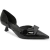 Berness Anne Pointed Toe Kitten Heel Pump In Black