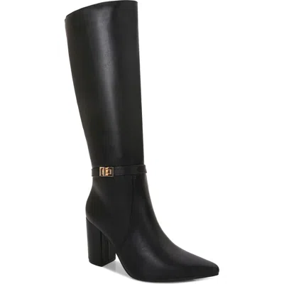 Berness Arkady Block Heel Riding Boot In Black