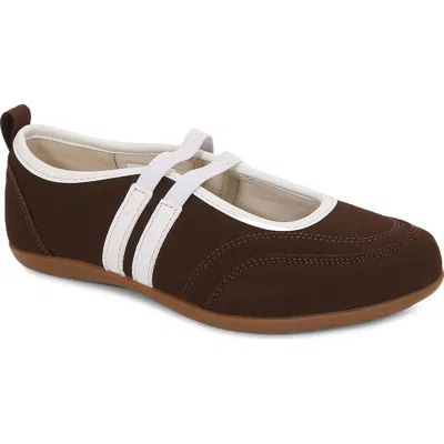 Berness Belen Slip-on Mary Jane Sneaker In Brown