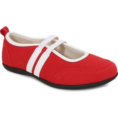 Berness Belen Slip-on Mary Jane Sneaker In Red