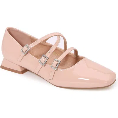 Berness Berkly Strappy Flat In Beige